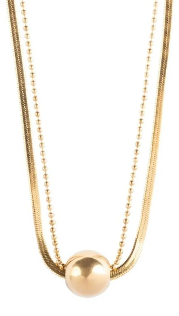 Collier Skye en Or MCN24001G - Bijou Élégant pour Femme Haute Qualité