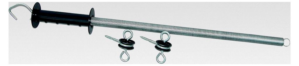 Torgriff mit 20mm Spannfeder, ausziehbar bis 6m für den Weidezaun