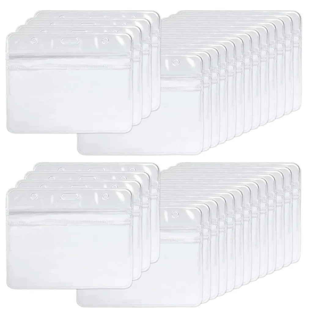 Porte-badge horizontal anti-pliure en PVC pour protéger vos badges