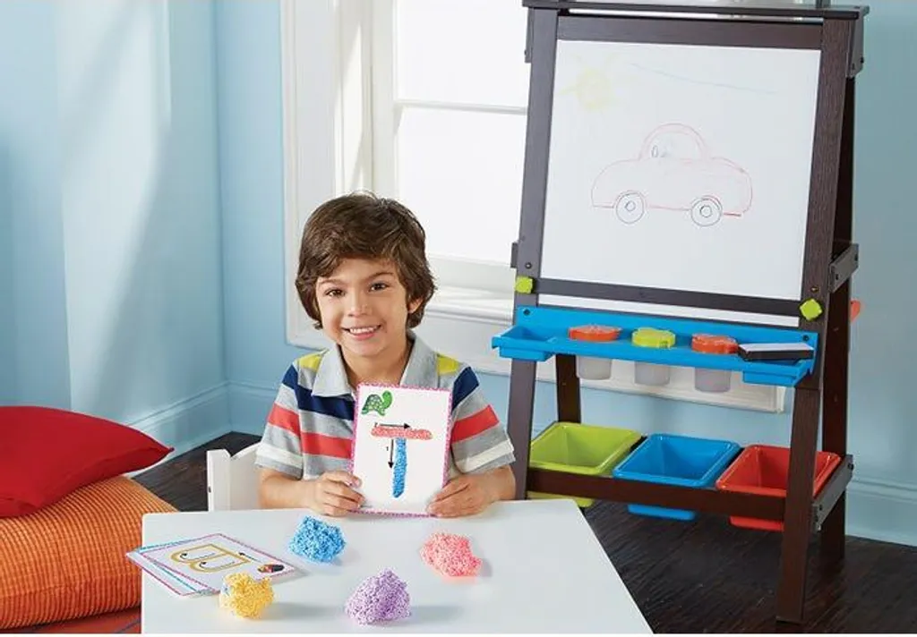 Mousse de modelage Playfoam alphabet activité éducative propre sans gâchis - 4