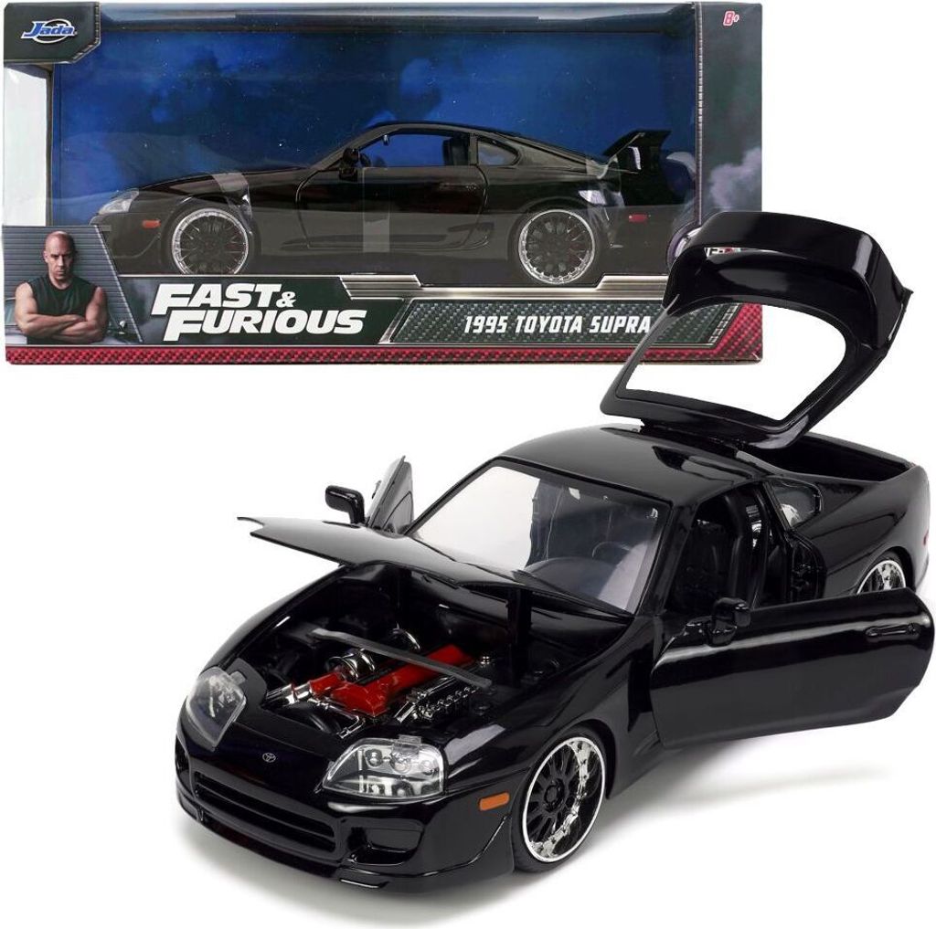 Fast & Furious Diecast Modell 1/24 1995 Toyota Supra Produktbild 1