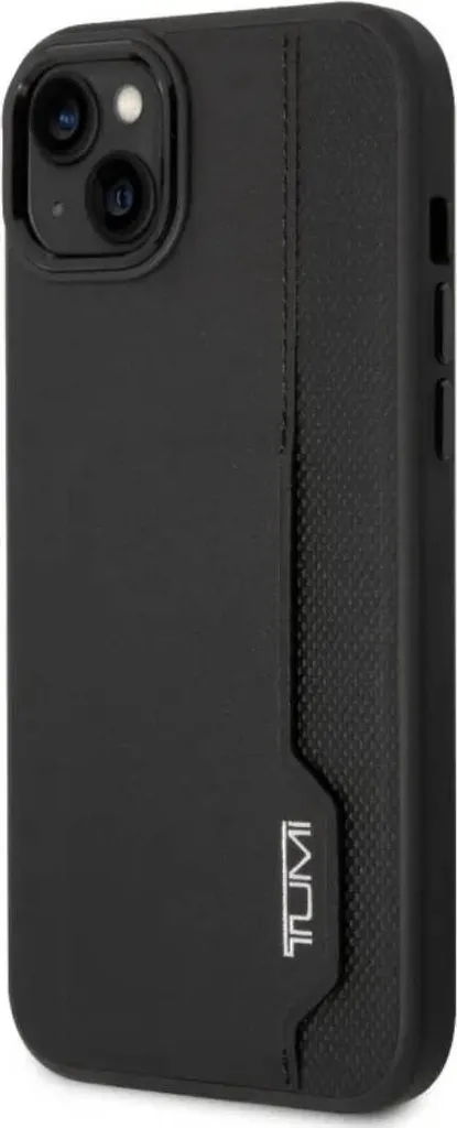 Tumi Étui iPhone 14 avec Porte-Carte Noir en Cuir Balistique Robuste