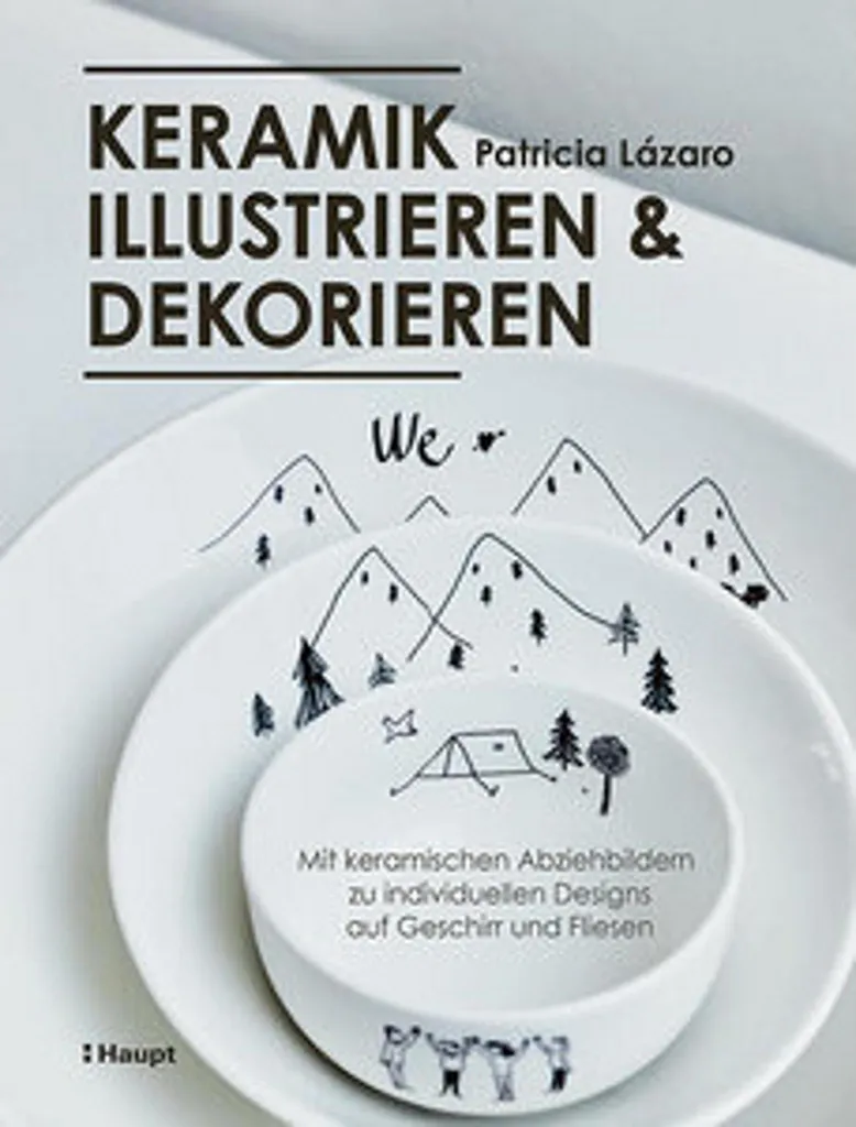 Livre de céramique pour décorer ses tasses et assiettes maison