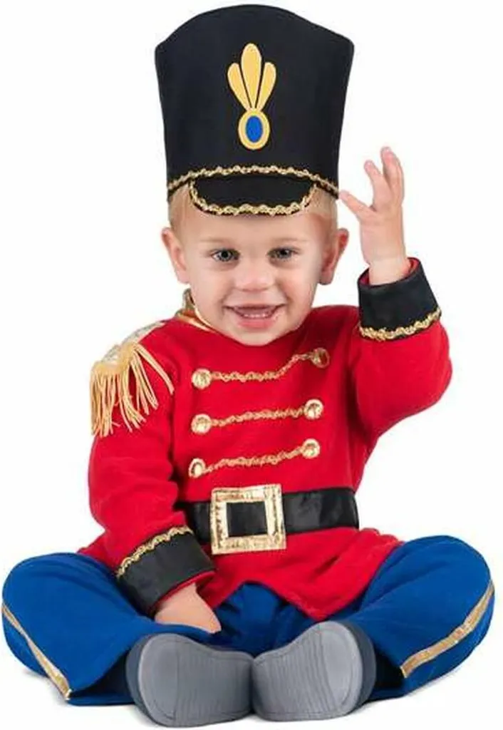 Déguisement Arlequin pour Bébé - Tenue de Fête Rouge et Blanche 7-12 Mois