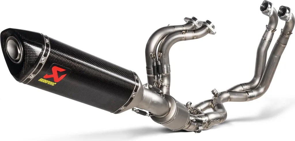 Tube de liaison RSV4 TRACK DAY Akrapovic haute performance en Inox