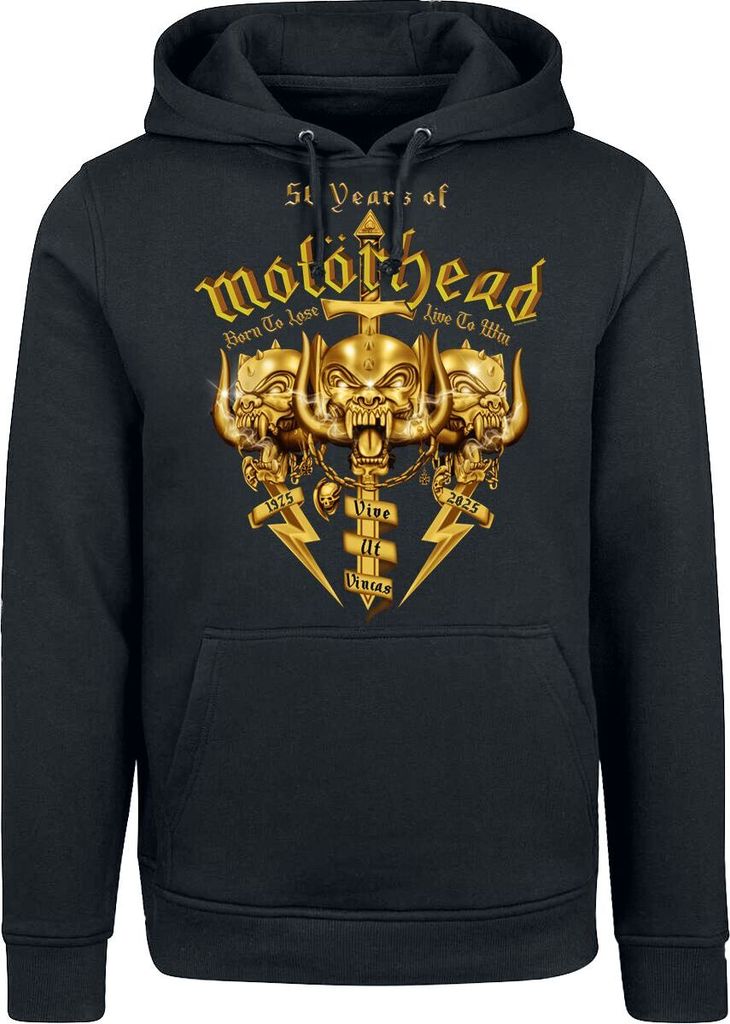 Motörhead Kapuzenpullover Herren 50 Years Of Motörhead schwarz M