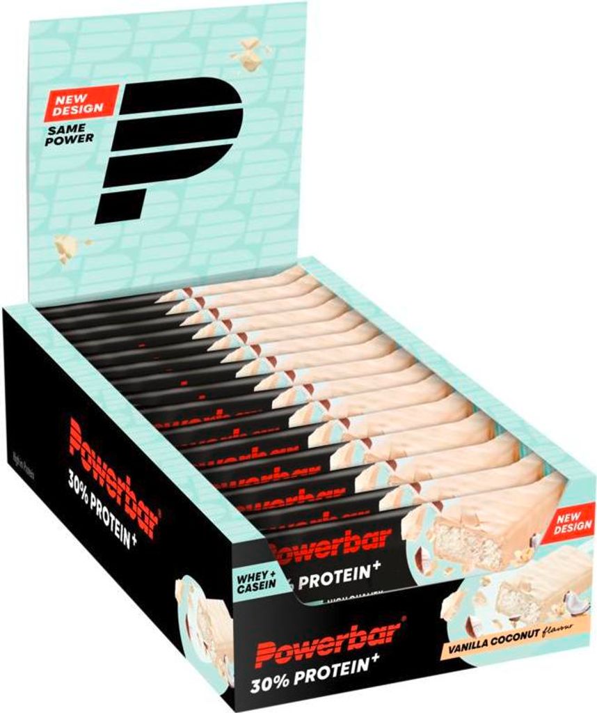 Powerbar Protein Plus Bar 30% (15x55g) Vanilla Coconut - Riegel - Protein-Riegel