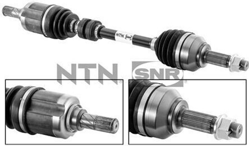 SNR DK68.006 - OE C9211JD02B Antriebswelle, Vorderachse links für Qashqai +2 I (J10)