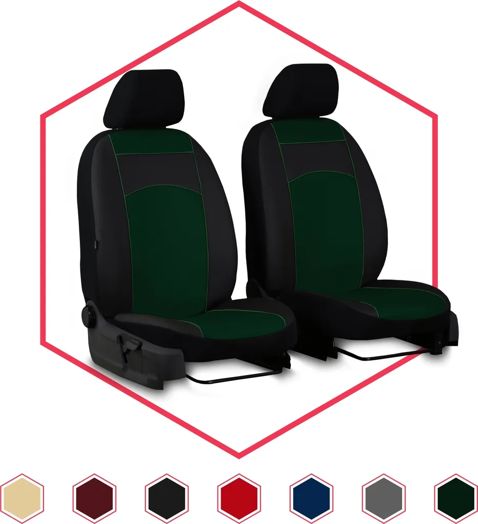 Set Fodere Citroen Jumpy I Verde 1+1: Protezione Sedili Furgone Bus