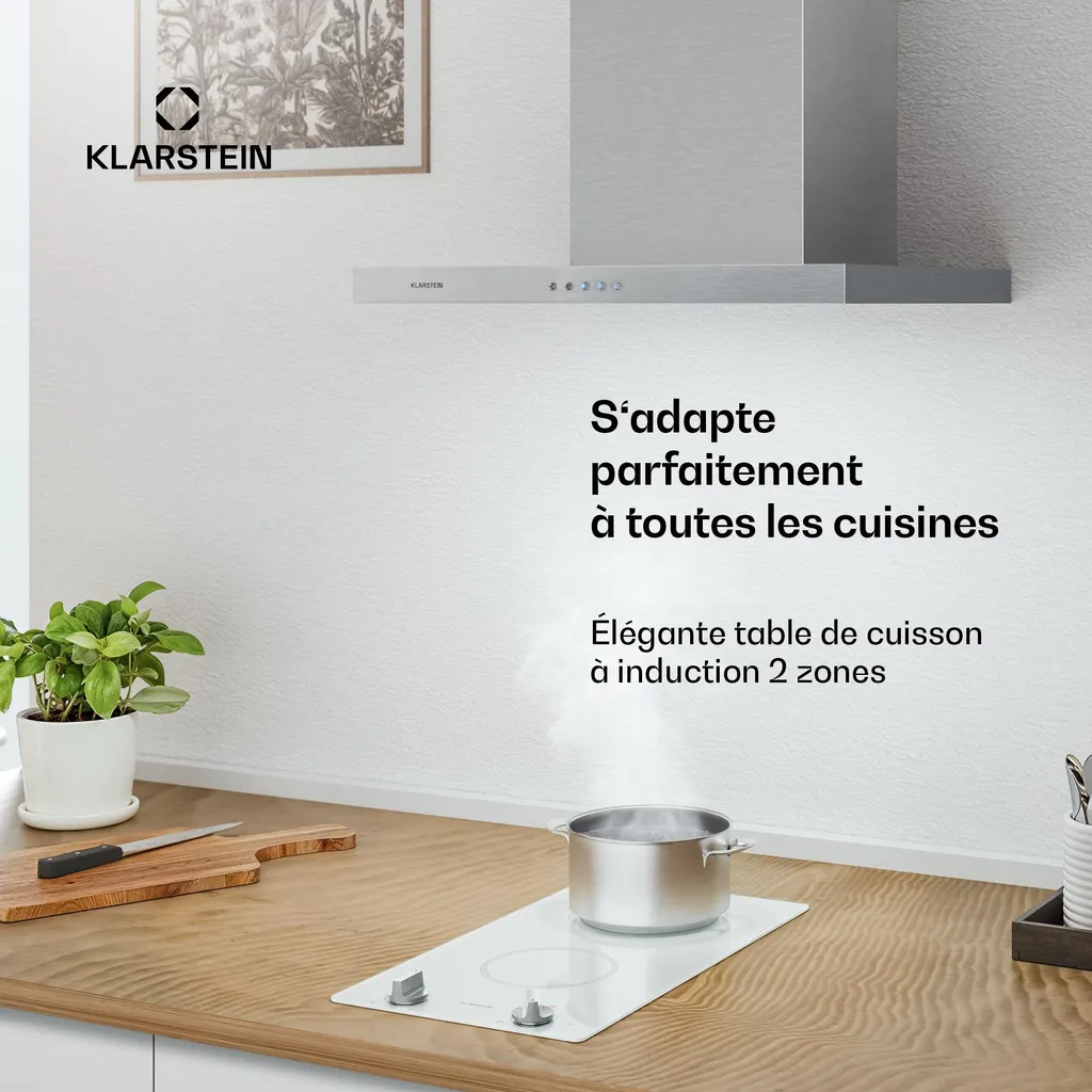 Plaque Induction Compacte 3500W avec Commandes Rotatives Kochheld - 2