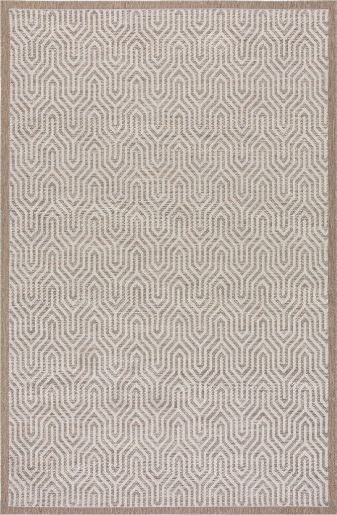 KADIMA DESIGN ALMA BELLINI 160 cm x 230 cm Grau Rechteckig Indoor & Outdoor Teppich