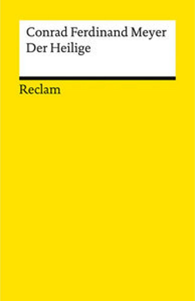 Der Heilige. Novelle