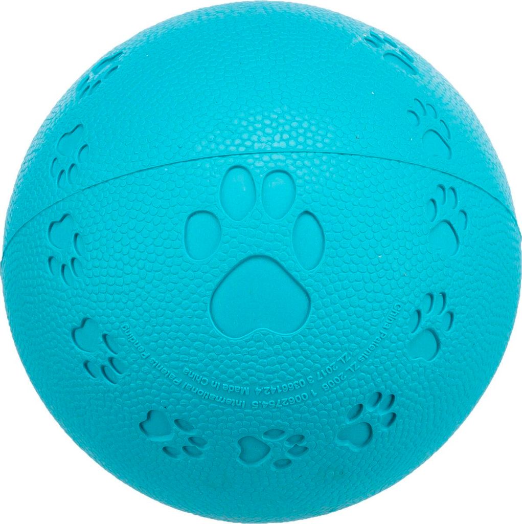 TRIXIE Hundespielzeug Ball - petrol - ø 9 cm Produktbild 
