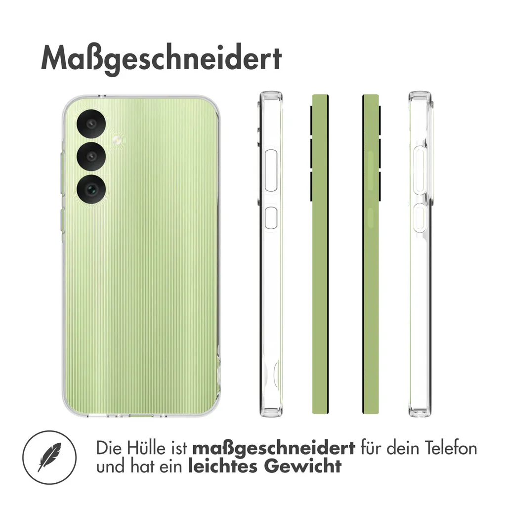 Accezz Clear TPU Backcover Samsung Galaxy A35 - Trasparente - 4