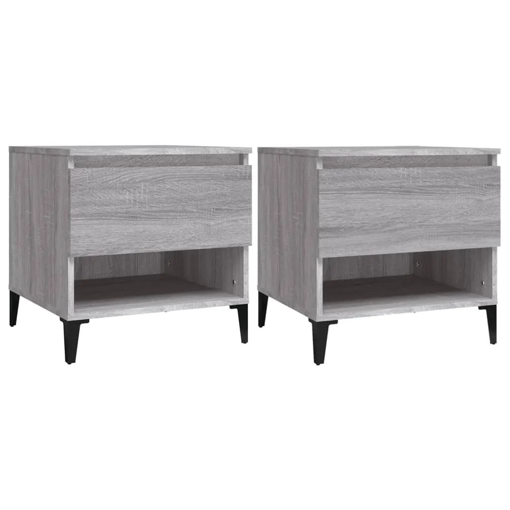 Set 2 Tavolini da Caffè Grigio Sonoma SYFAX | Stile e Praticità