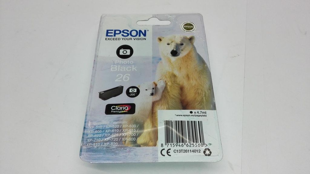 Epson Original 26 Tinte Eisbär (XP-600, XP-700, XP-800, Produktbild 