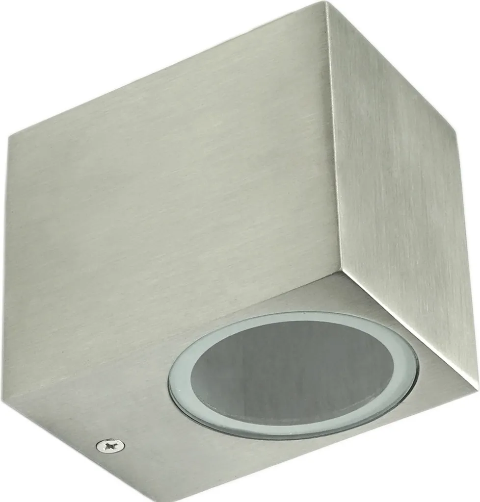 Applique murale extérieur inox IP44 Boston Goldlux haute résistance GU10