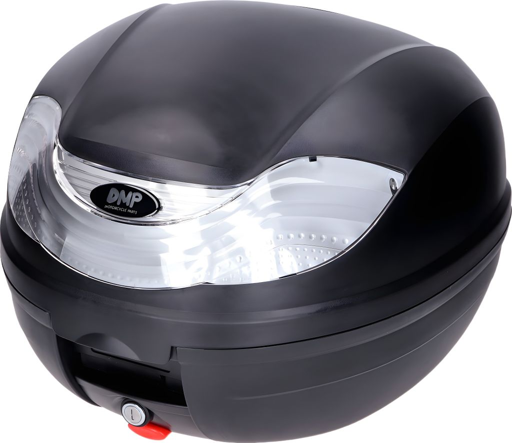 Top Case Koffer DMP schwarz, Reflektor weiß 32L