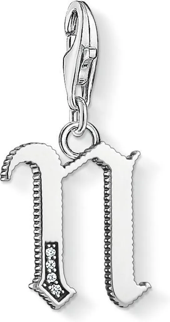 Thomas Sabo Charm Lettera N Argento 925 - Idea Regalo Iniziale 1594-643-21