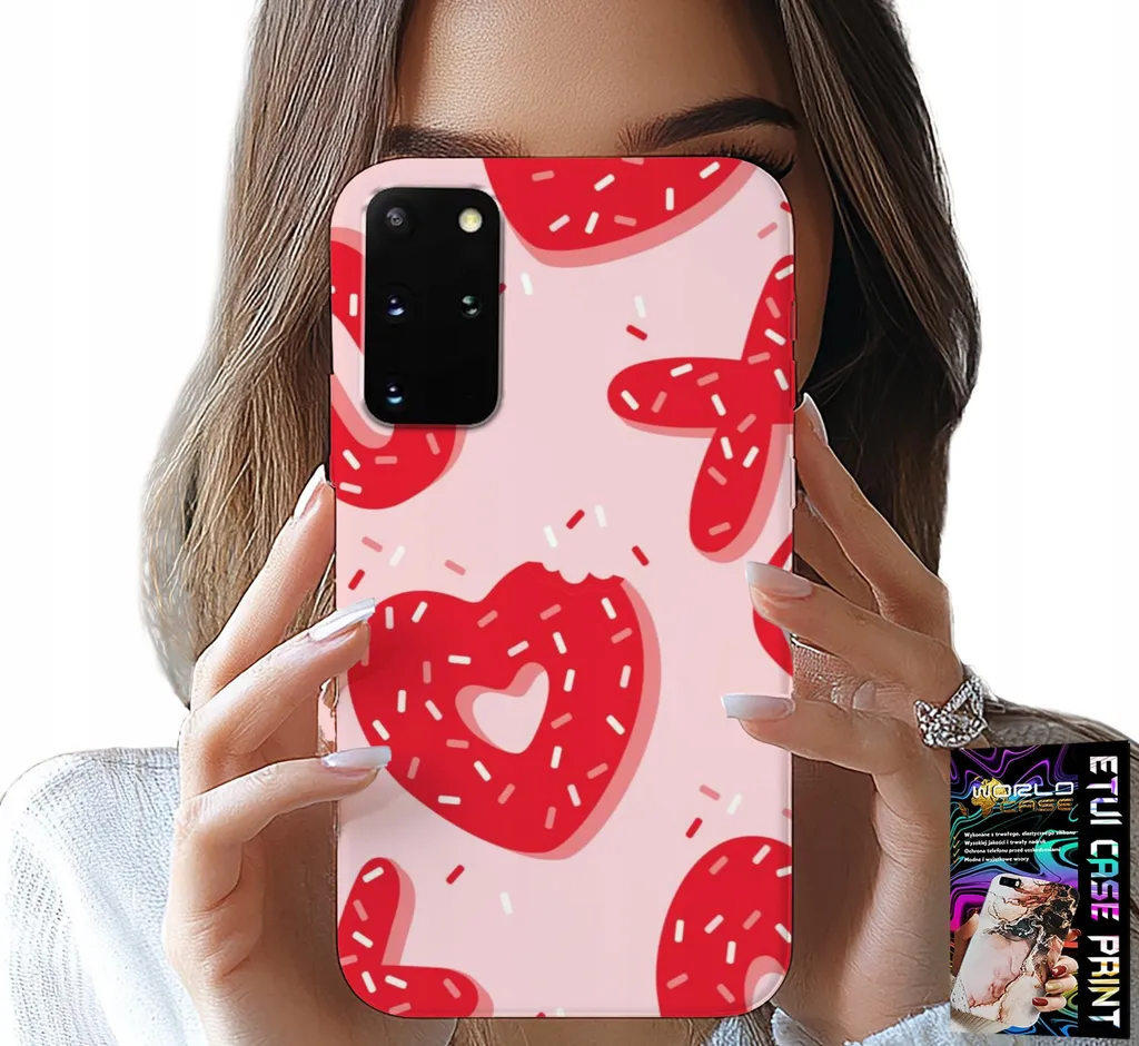Idea Regalo Cover Samsung S20 Plus - Cuori Foil Design Femminile