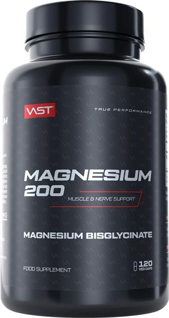 VAST Magnesium 200 (120 vCaps) Unflavoured - Vitamine, Mineralien & Gesundheit - Mineralien