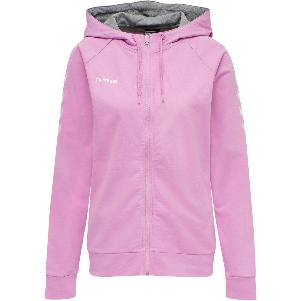 hummel GO Baumwoll Zip Hoodie Damen orchid XS