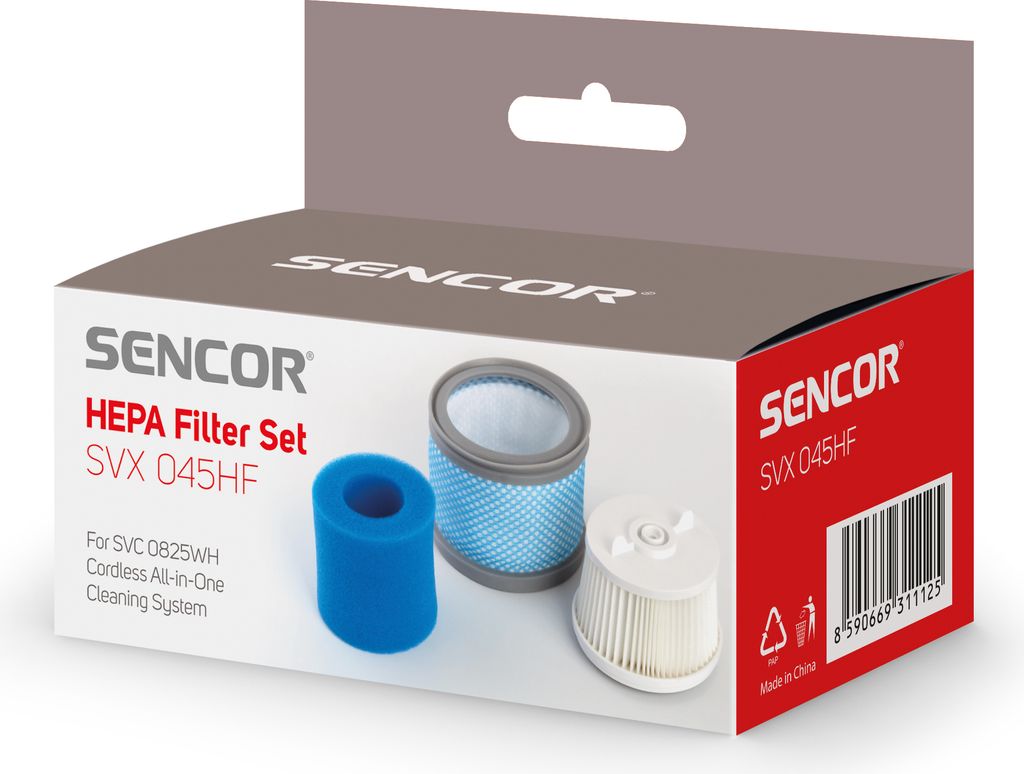 SENCOR SVX 045HF HEPA Súprava filtrov Náhradná súprava Obrázok produktu 