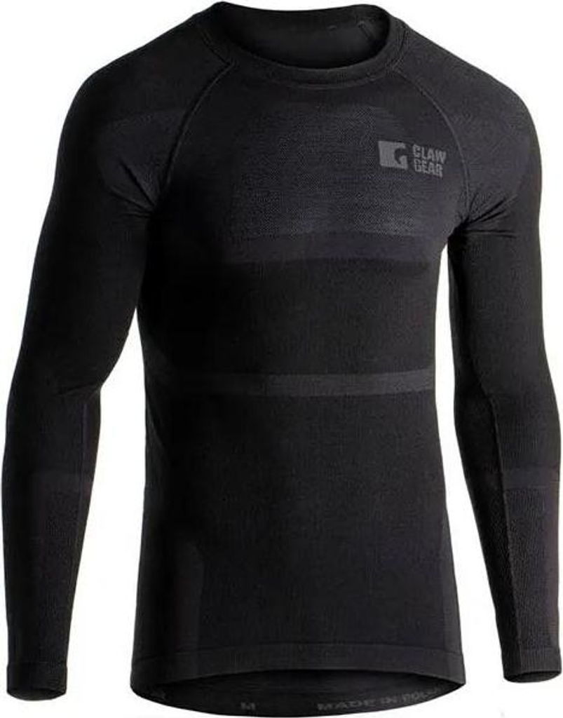 Clawgear Merino Seamless Langarm-t-shirt Schwarz L Herren Schwarz L