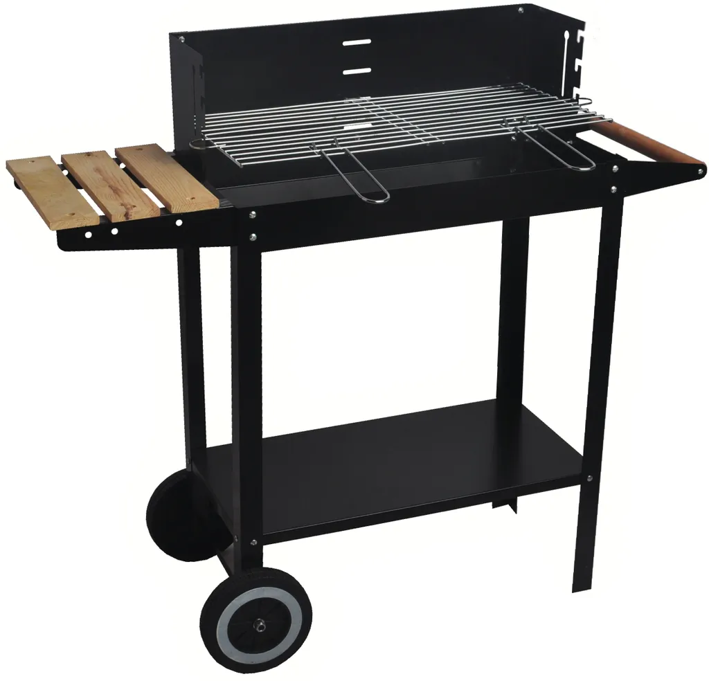 Barbecue au charbon Tokio Cardinale 85,2 x 36 x 82,7 cm en acier noir