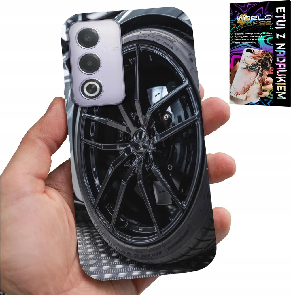 Custodia Oppo A80 5G Design Cerchio | Kit con Pellicola Protettiva