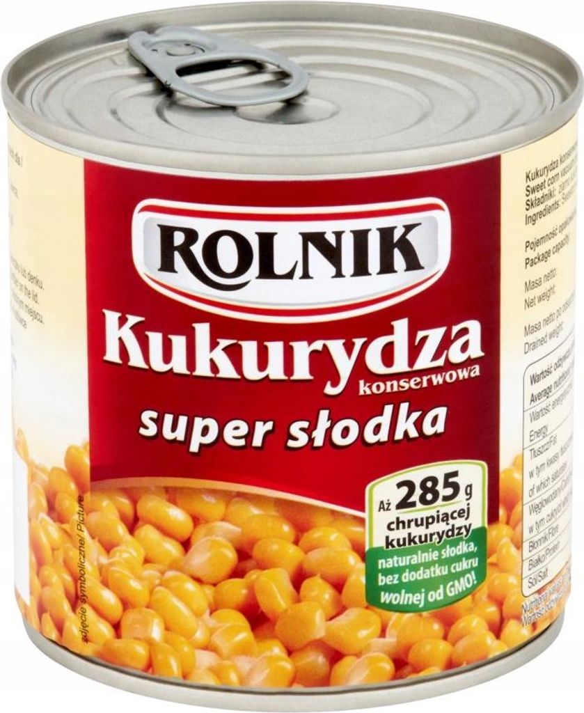 Rolnik Kukurydza Konserwowa 340 g Zdjęcie produktu 