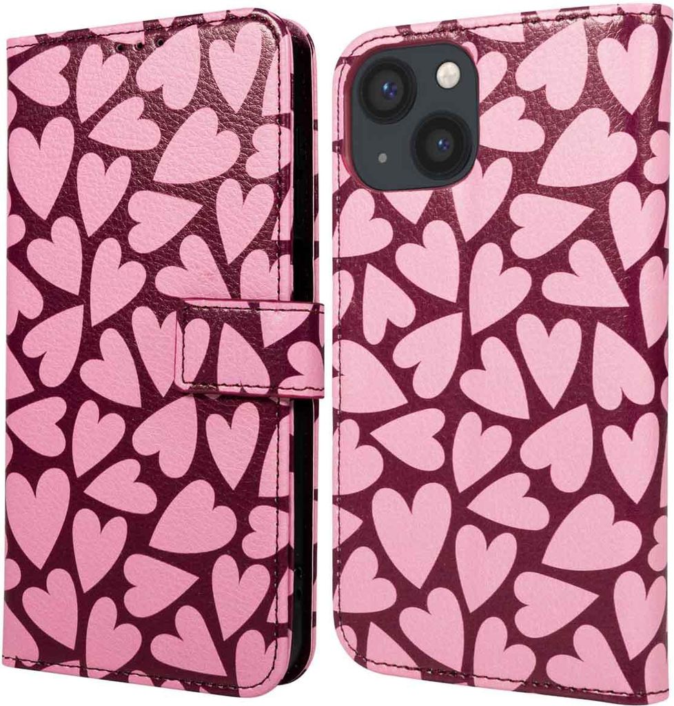 imoshion Design Klapphülle iPhone 13 - Hearty Blush