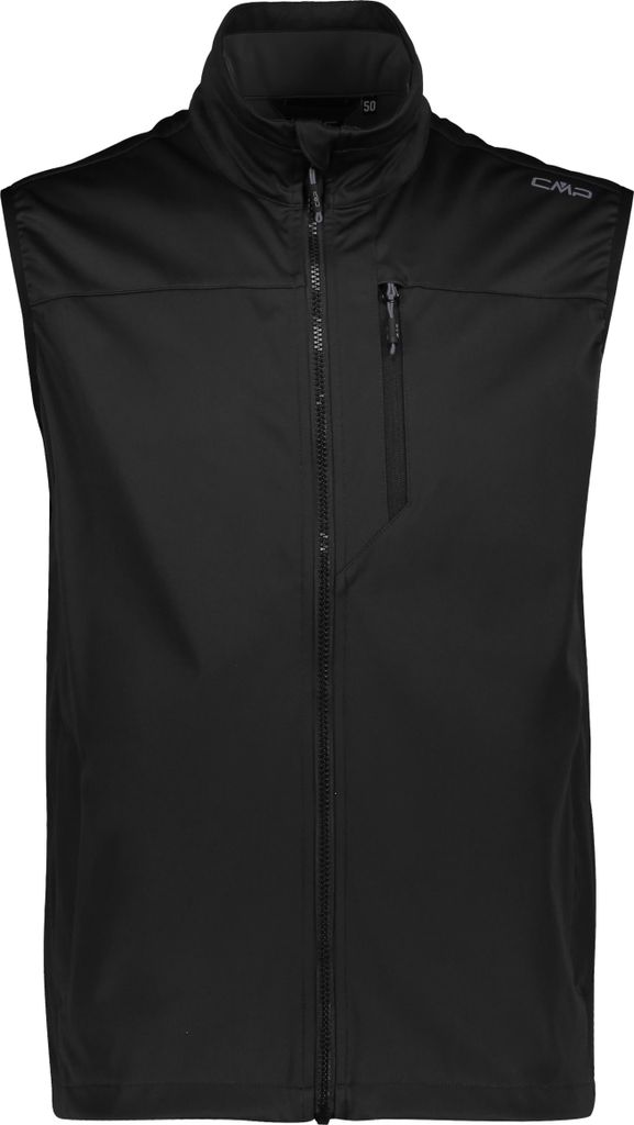 CMP VEST Herren Softshellweste ärmellos Outdoorweste nero NEU 48