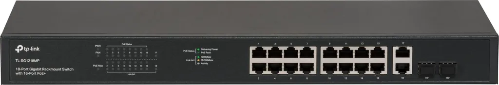 Switch Ethernet Gigabit TP-Link TL-SG1218MPE rackable et administrable - 6