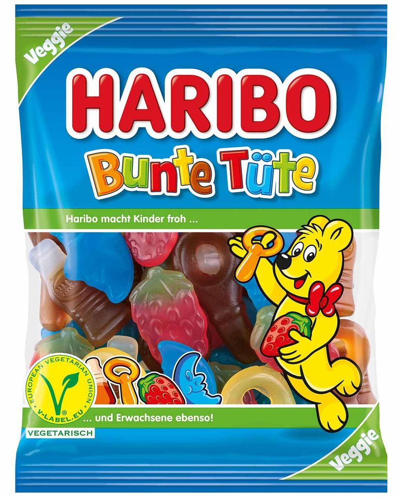 Haribo Bunte Tüte vegetarisch 175g Produktbild 