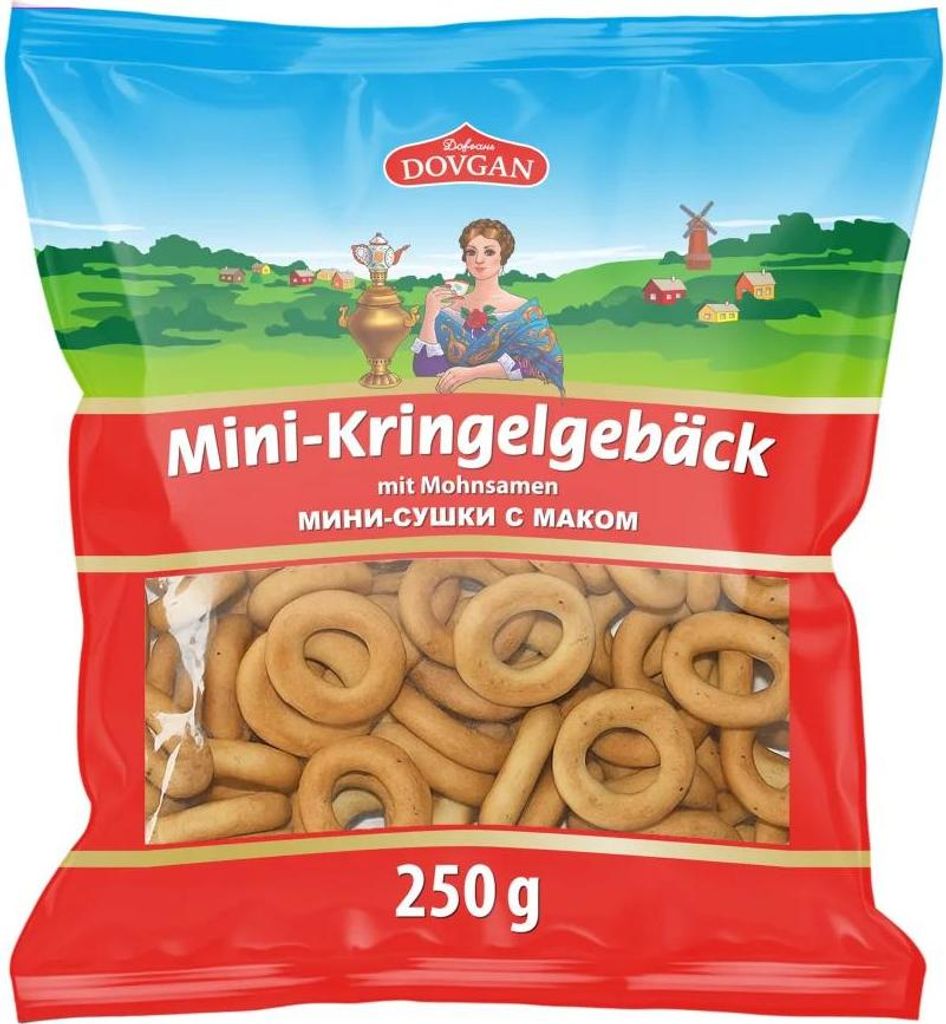 DOVGAN Mini-Kringelgebäck mit Mohn 250g Produktbild 