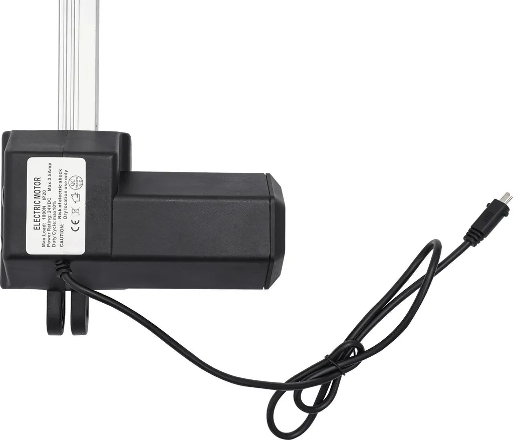 Ascenseur TV Motorisé en Métal Noir - Support Réglable avec Télécommande - 7