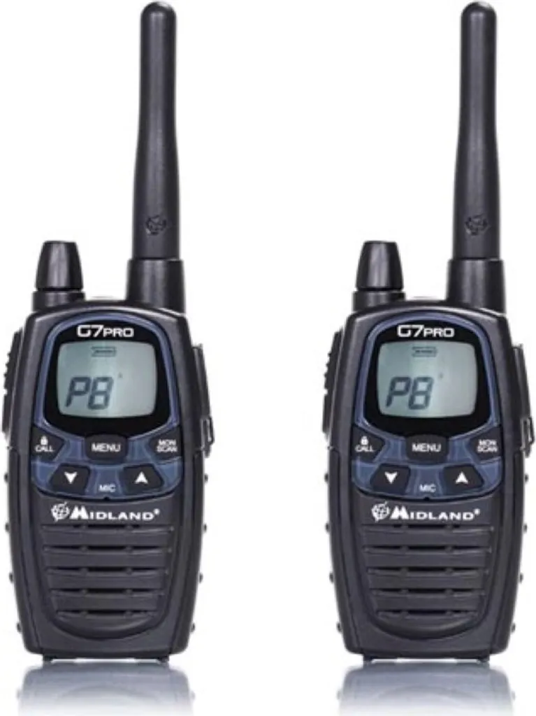 Talkie-Walkie Midland G7 Pro Radio PMR446 Longue Portée 69 Canaux LPD