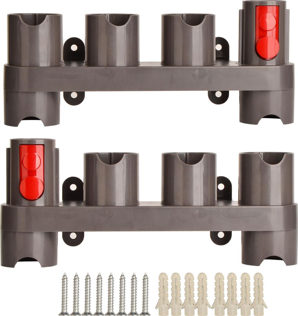 Wandhalterung Zubehörhalter für Dyson Gen5 G5 V15 V12 V11 V10 V8 V7 Staubsaugerzubehör, Dyson Aufsatzhalter (10 Aufbewahrungsbuchsen, 2er Pack)