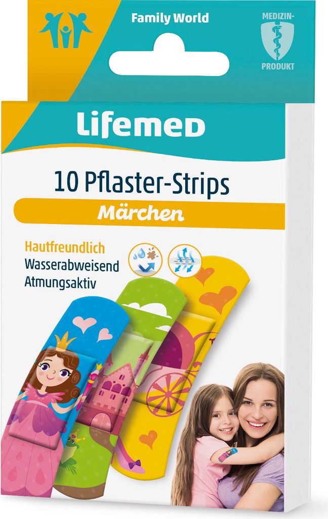 Lifemed Kinder-Pflaster-Strips "Märchen" 10 Stück