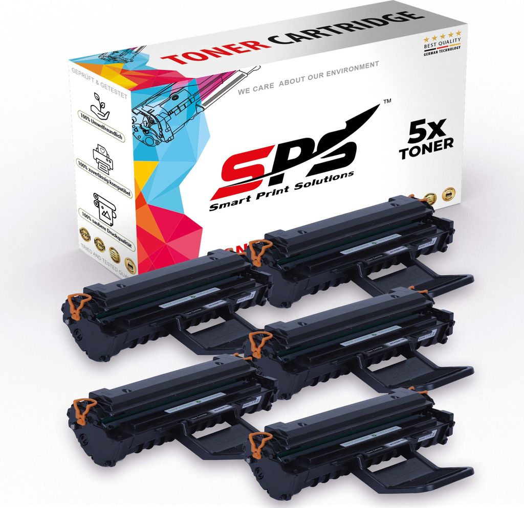 5x Kompatibel Samsung MLT-D1082S ELS 1082S Toner Schwarz für Samsung ML2240