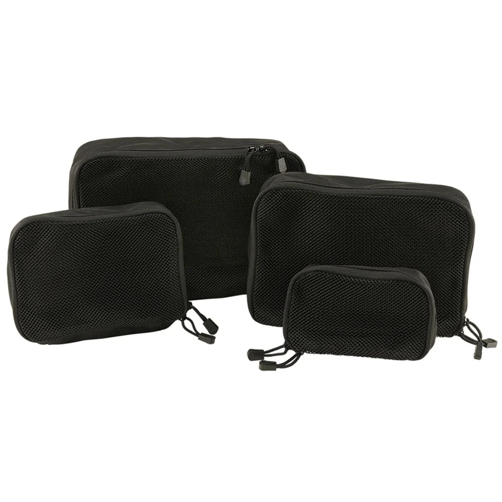 Brandit US Cooper Packing Cubes BD8095 - Inserts de sac robustes noirs - 6
