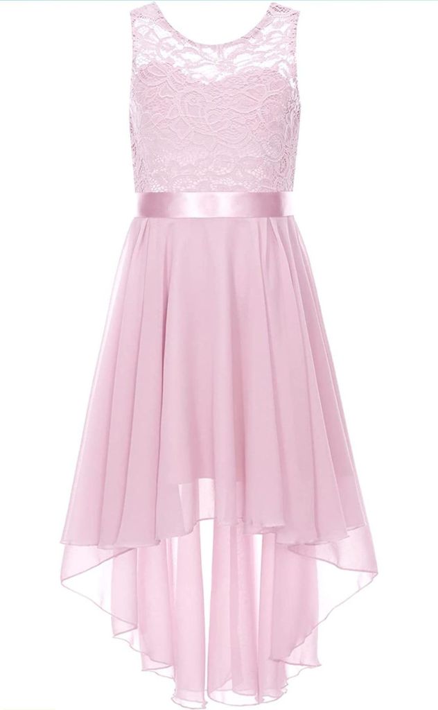Wunderschönes festliches Spitzenkleid für Mädchen – Perfekt Produktbild 