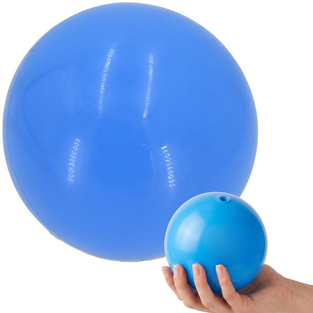 ENERO Mini Vinylball Blau 10 cm 40 g Spielball Kinderball Produktbild 