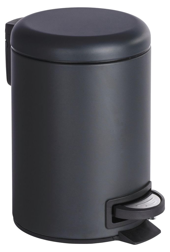 Kosmetik Treteimer Leman Schwarz 3 l Produktbild 