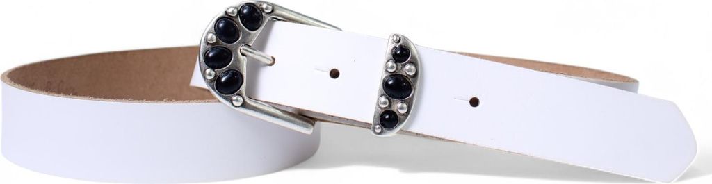 FRONHOFER Gürtel Damen mit verzierter Schmuckschnalle und passender Schlaufe, 3 cm