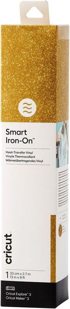 Cricut Smart Iron-On Folie Glitzereffekt, Gold (2008674)