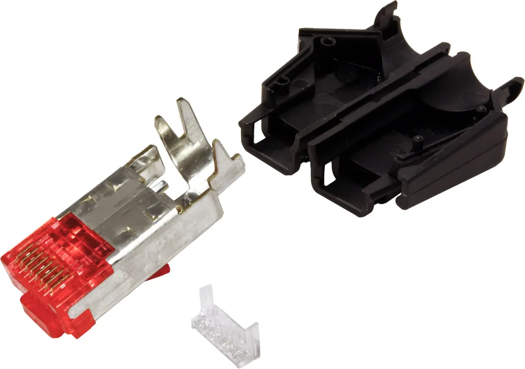 Solution de Sertissage RJ45 Cat 6 Blindé Hirose TM21 Noir - 50 Connecteurs