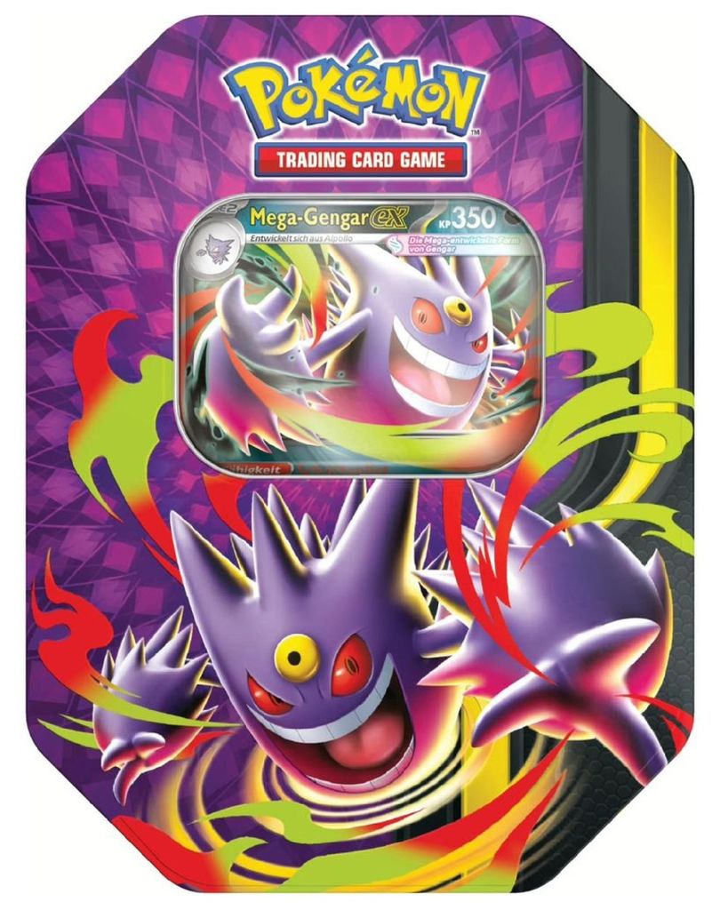 Pokémon TCG Mega Moonlit Tin – Mega Gengar ex Obrázek produktu 