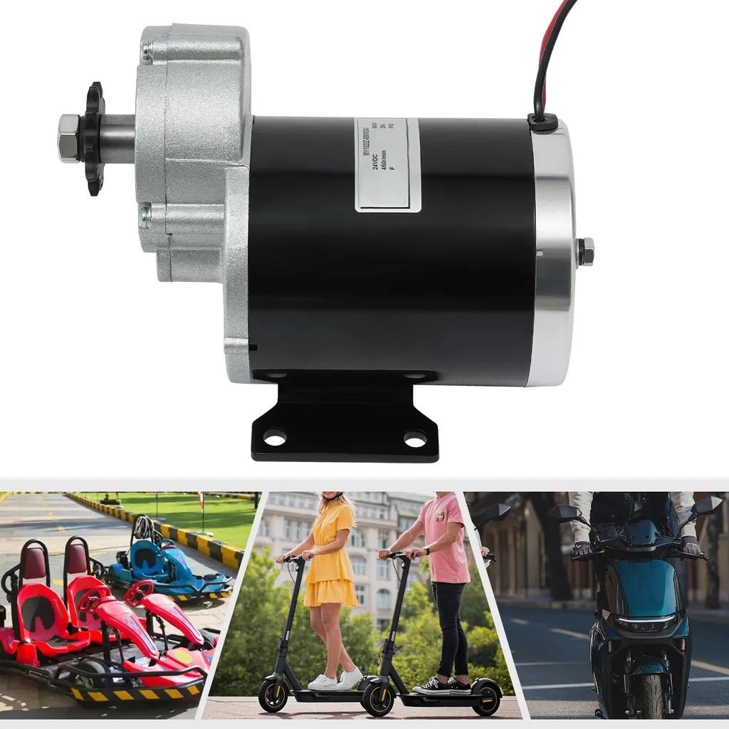 Motoréducteur DC 600W 24V - Moteur à Courant Continu pour Charge Lourde